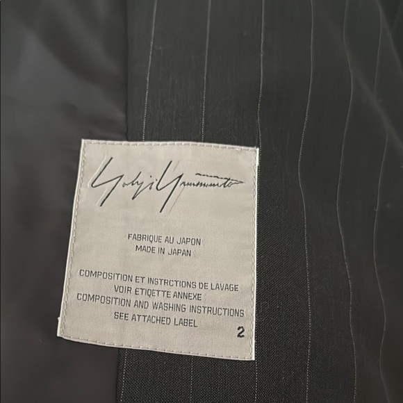Yohji Yamamoto black swallowtail blazer - Picture 8 of 13